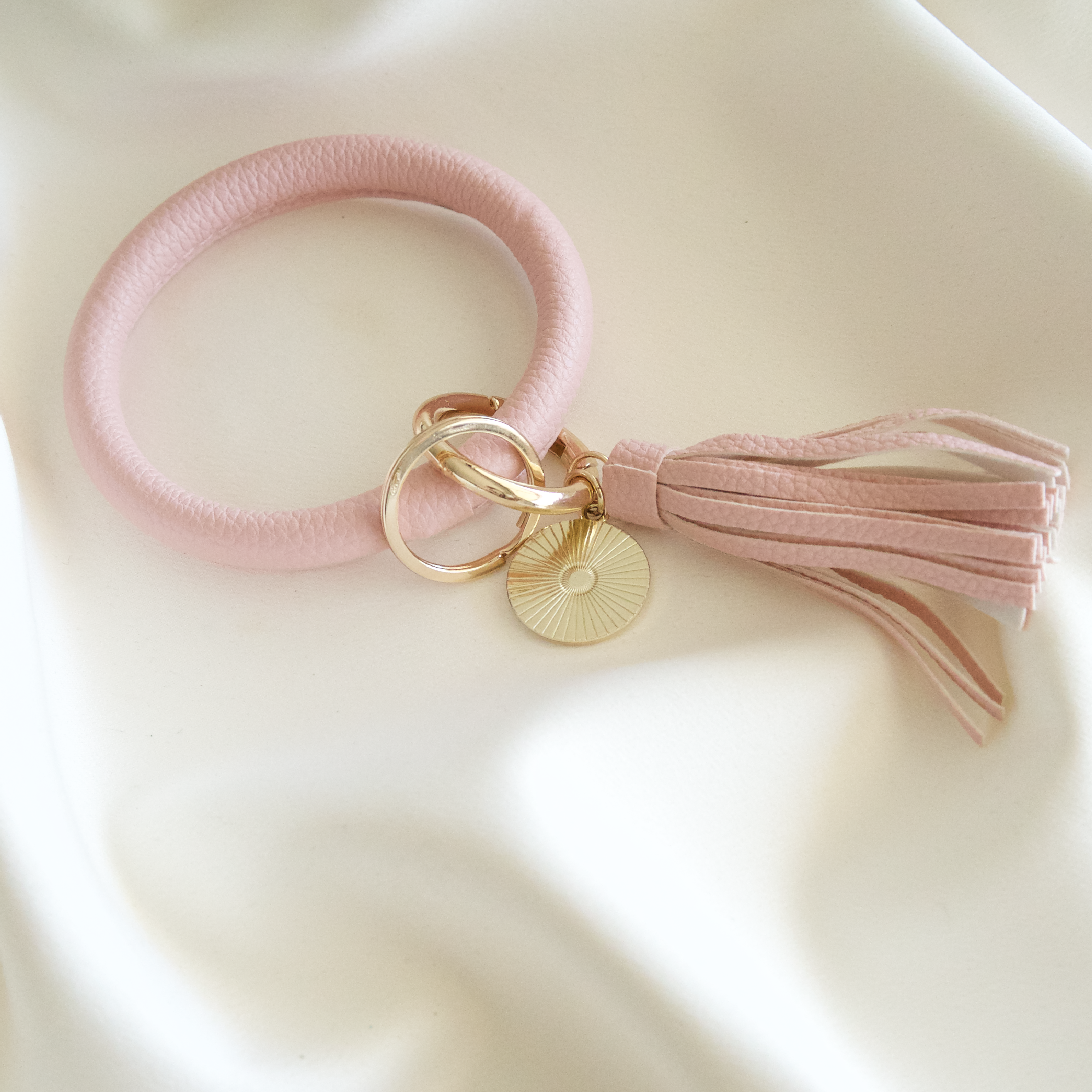 Baby Pink Bracelet Keychain