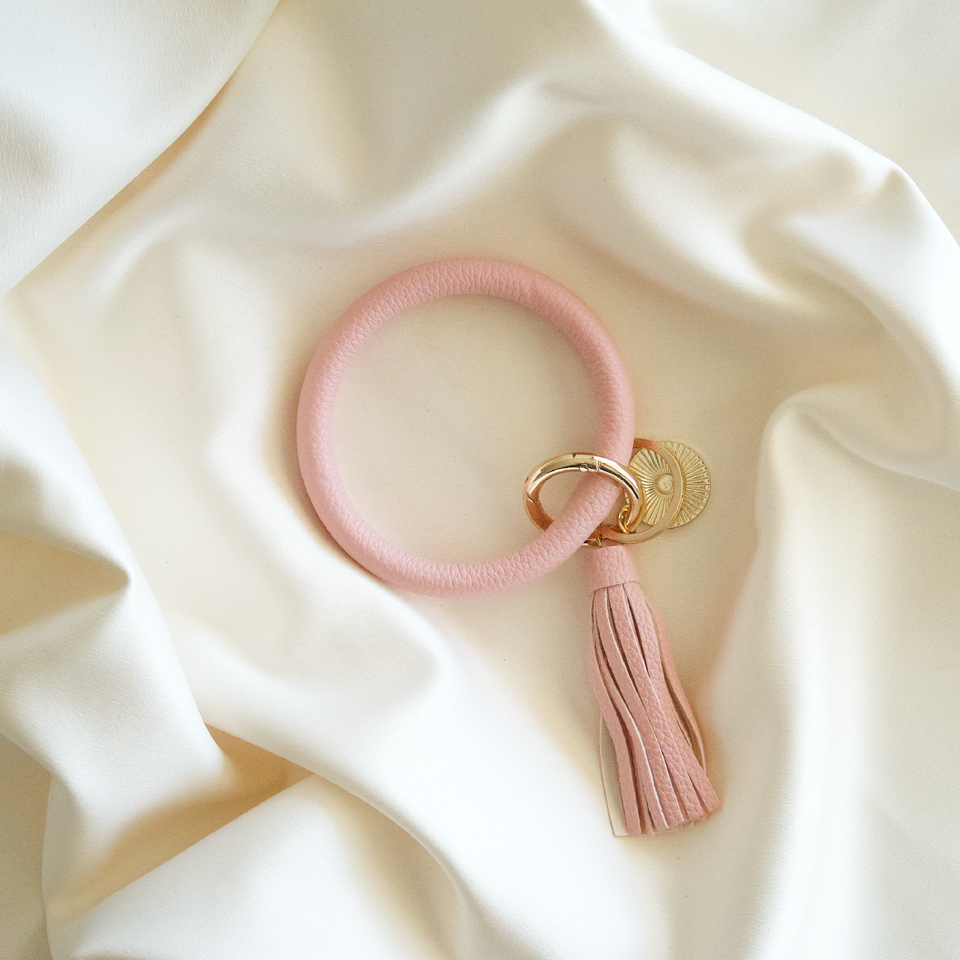 Baby Pink Bracelet Keychain